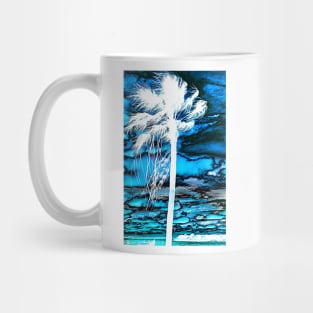 White Palm Mug